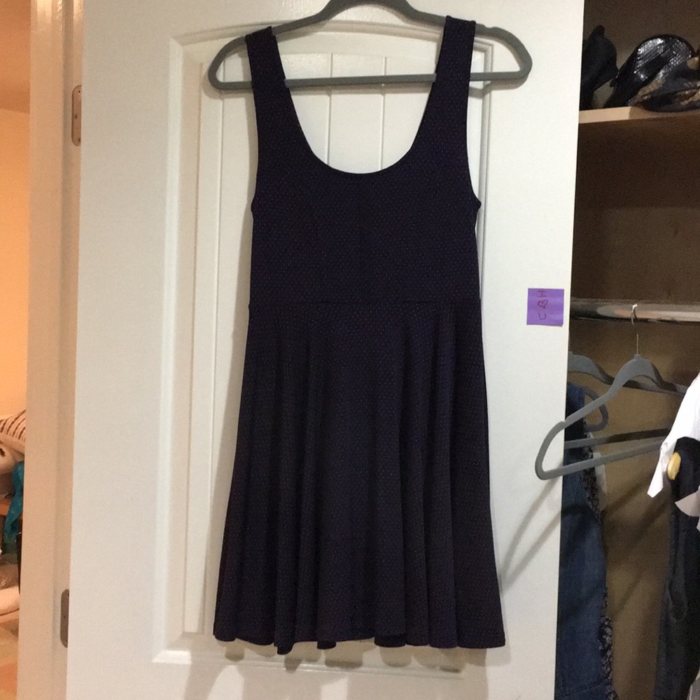 Free People small blue red polka dot dress - Picture 1 of 5